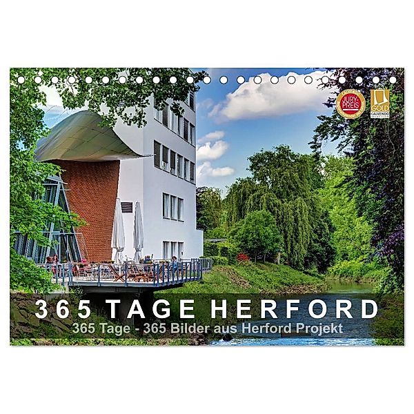 365 Tage Herford (Tischkalender 2025 DIN A5 quer), CALVENDO Monatskalender, Calvendo, Thorsten Kleinfeld