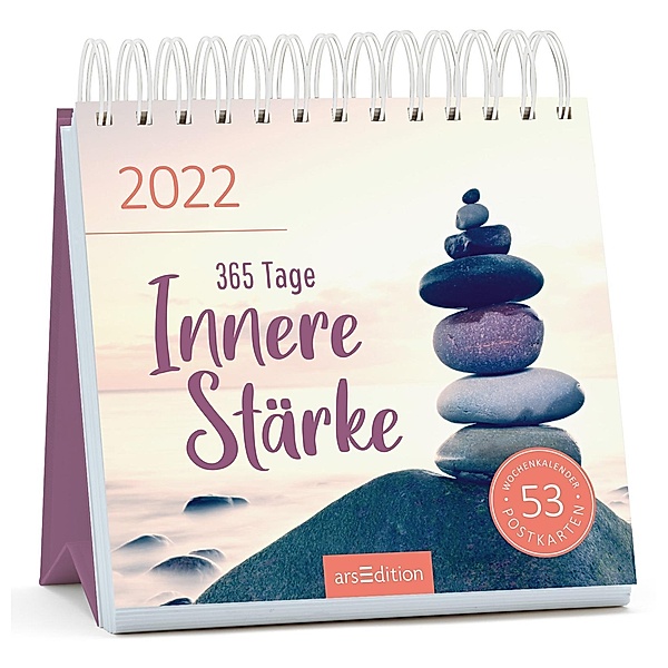365 Tage Innere Stärke 2022, Postkarten-Kalender