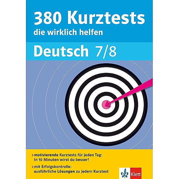 380 Kurztests die wirklich helfen: Deutsch, 7./8. Schuljahr