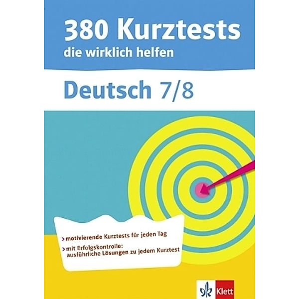 380 Kurztests die wirklich helfenDeutsch, 7./8. Schuljahr