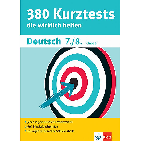 380 Kurztests die wirklich helfen / Deutsch 7./8. Klasse