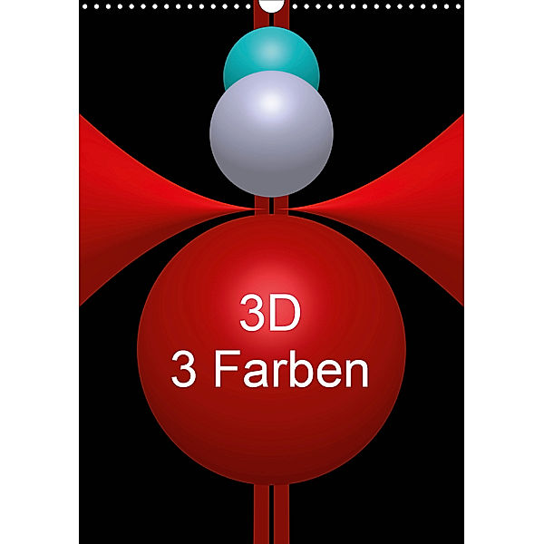 3D - 3 Farben (Wandkalender 2020 DIN A3 hoch), Issa Bild