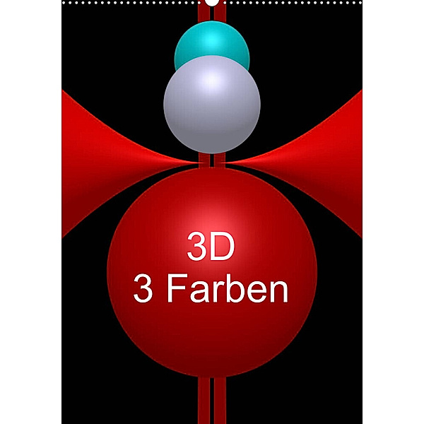 3D - 3 Farben (Wandkalender 2023 DIN A2 hoch), Issa Bild