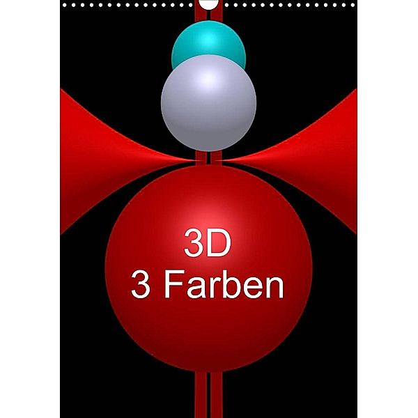 3D - 3 Farben (Wandkalender 2023 DIN A3 hoch), Issa Bild