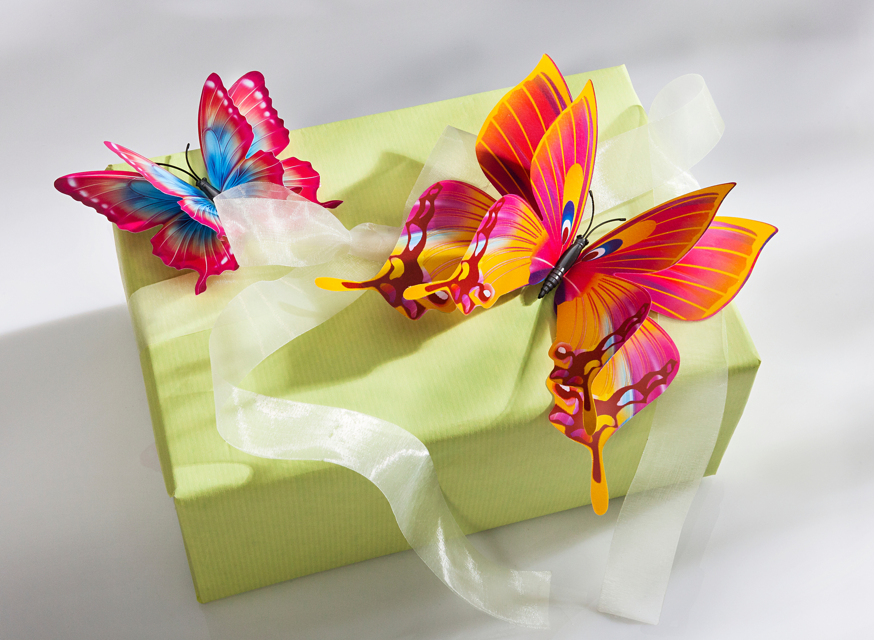 3D-Deko-Schmetterlinge Colori, 24-teilig bestellen