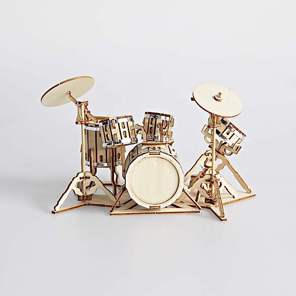 3D Holzpuzzle Drum Kit
