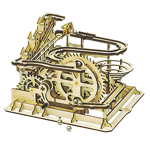 3D Holzpuzzle Kugelbahn