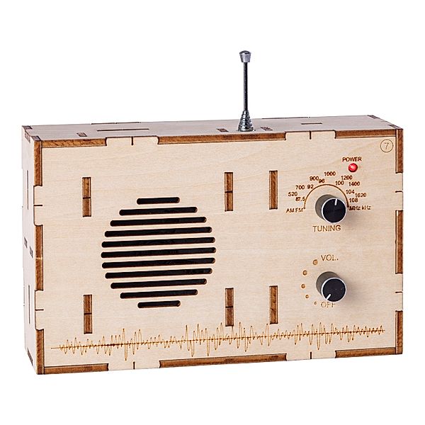 3D Holzpuzzle Radio