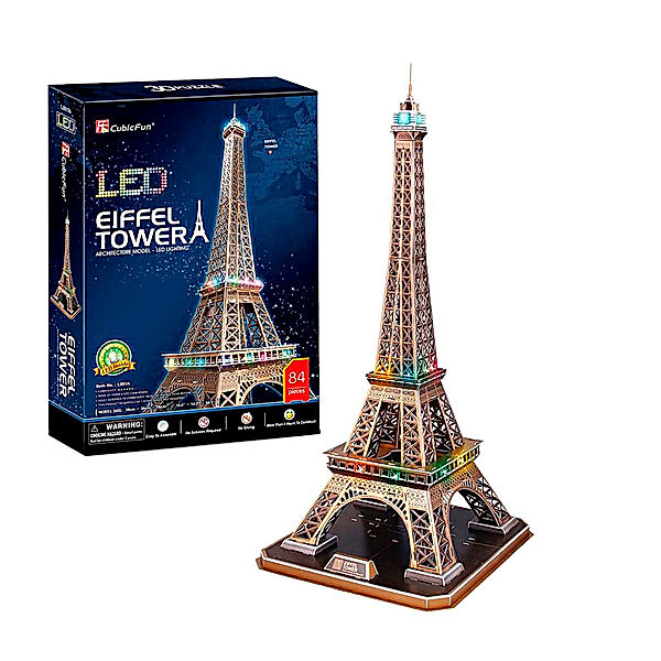 3D LED Puzzle Eiffelturm