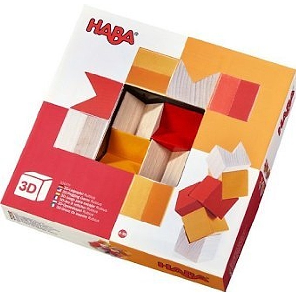 HABA 3D-Legespiel RUBIUS 16-teilig aus Holz