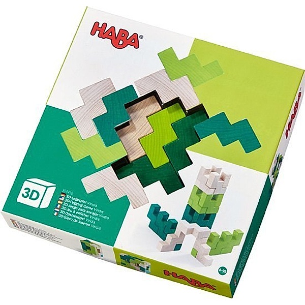 HABA 3D-Legespiel VIRIDIS 21-teilig aus Holz