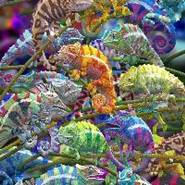 3D Magna Puzzle Chameleon 16 Teile