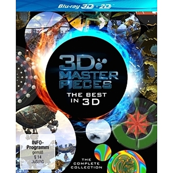 3D Masterpieces - The Best in 3D - The Complete Collection - 2 Disc Bluray, Diverse Interpreten