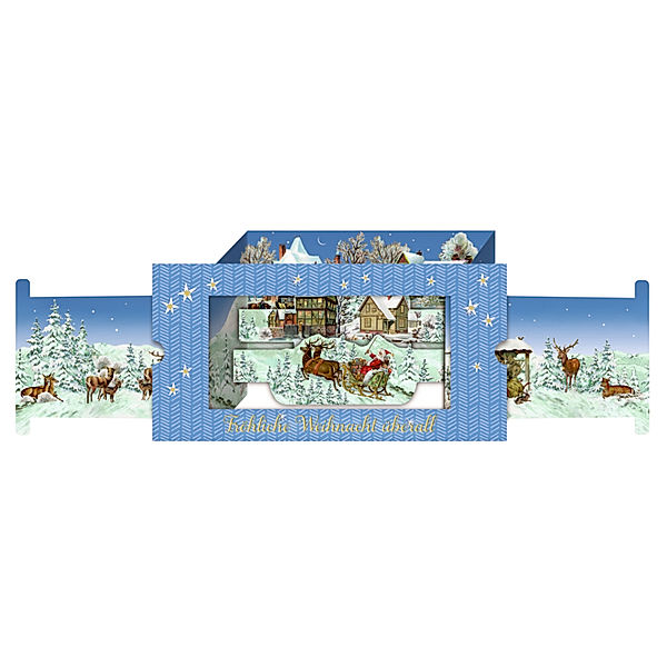 3D-Panoramakarte - Weihnachtsdorf