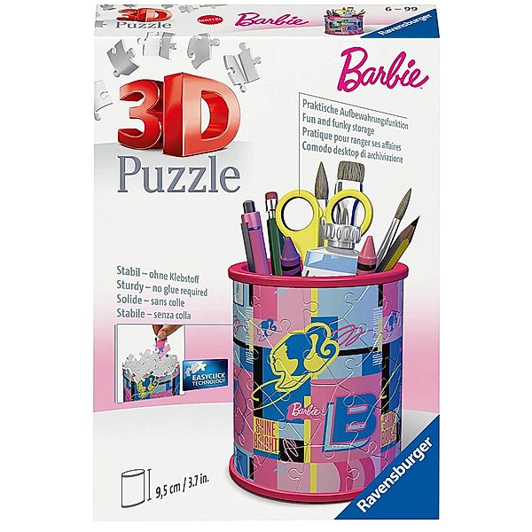 Ravensburger Verlag 3D-Puzzle BARBIE - UTENSILO (54 Teile)