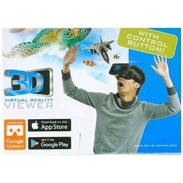 3D-VR-VIEWER DELUXE Schwarz (Weisse Dose)