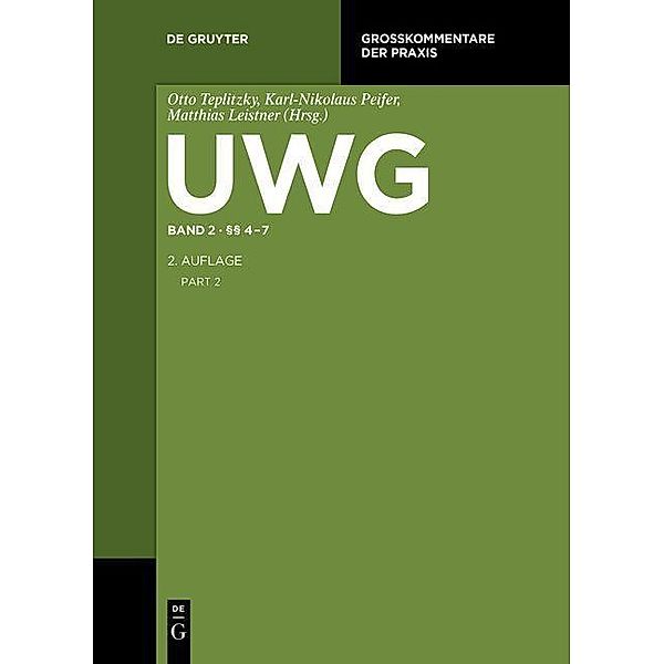 §§ 4-7 / Großkommentare der Praxis, Matthias Leistner