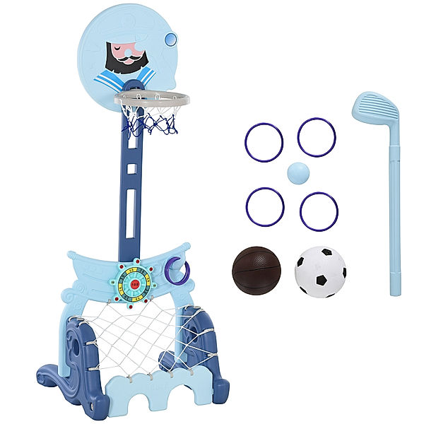 Homcom 4-in-1 Kinderspielset höhenverstellbar