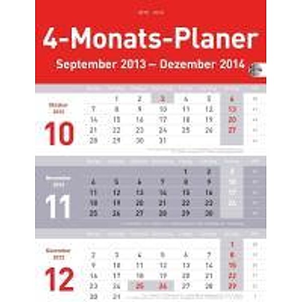 4-Monatsplaner 2014