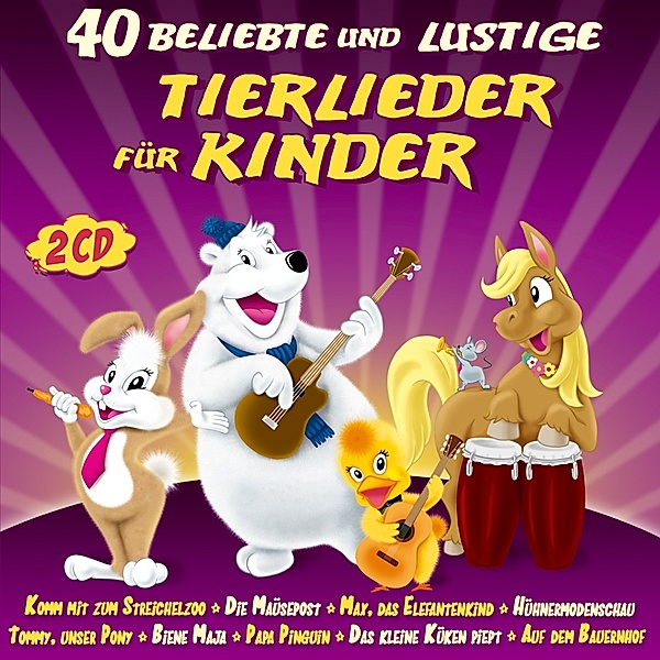 40 Beliebte U.Lustige Tierlieder F.Kinder, Various