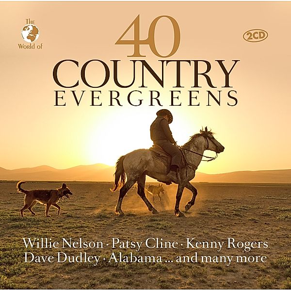 40 Country Evergreens, Willie-Cline Patsy-Rogers Kenny Nelson