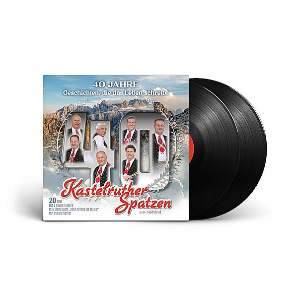 40 Jahre - Geschichten, die das Leben schreibt (Limitierte 2LP) (Vinyl), Kastelruther Spatzen