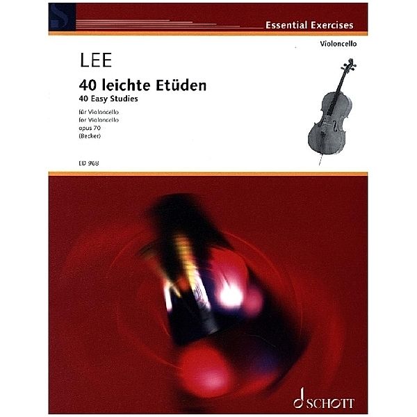 40 leichte Etüden in der ersten Lage op.70, Violoncello, Sebastian Lee