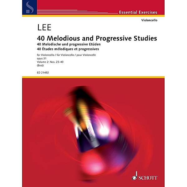 40 Melodious and Progressive Studies / Essential Exercises, Sebastian Lee