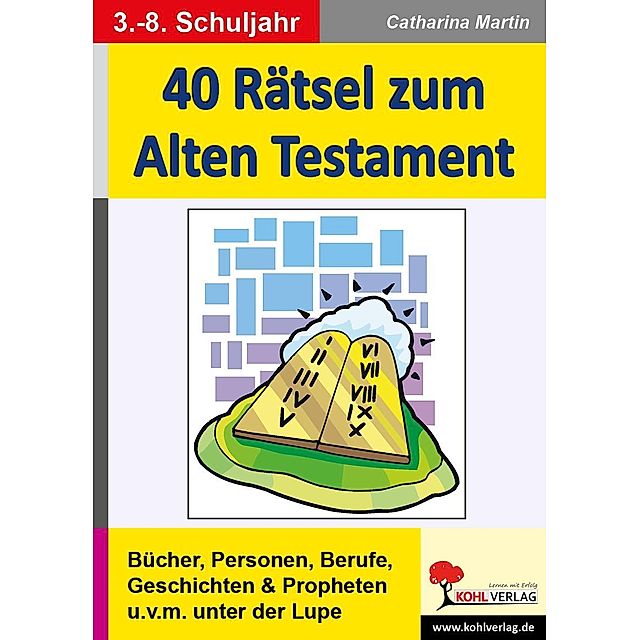 40 Ratsel Zum Alten Testament Buch Versandkostenfrei Bei Weltbild De