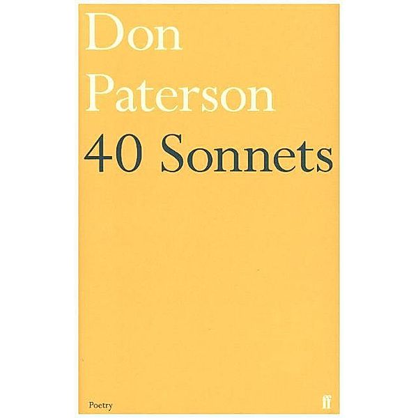 40 Sonnets, Don Paterson