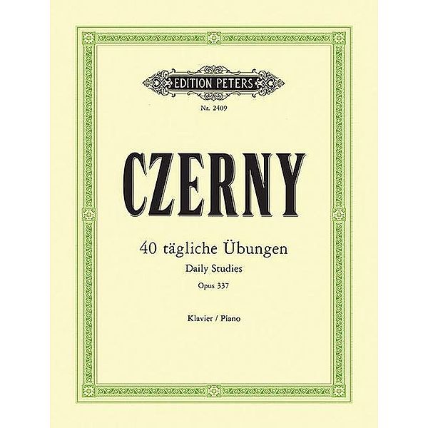 40 tägliche Übungen op. 337, Carl Czerny