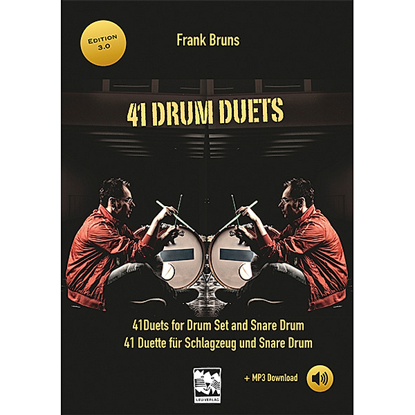 41 Drum Duets, m. MP3-CD, Frank Bruns