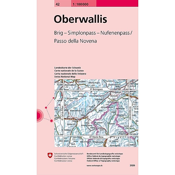 42 Oberwallis, Bundesamt für Landestopografie swisstopo