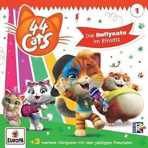 44 Cats - Die Buffycats im Einsatz, 1 Audio-CD, 44 Cats