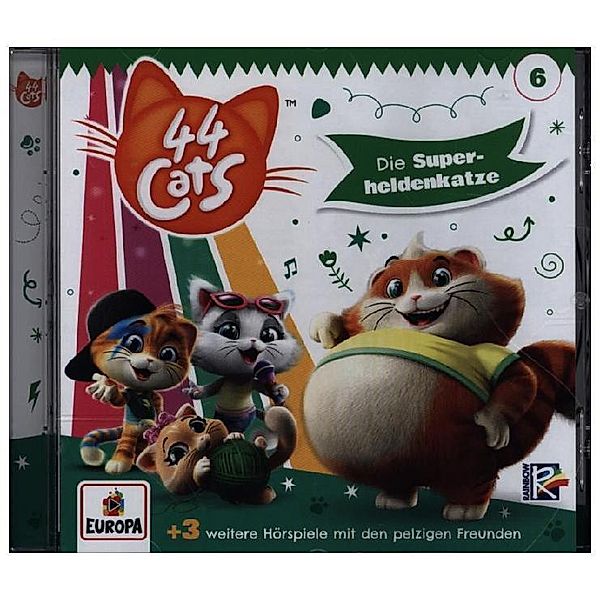 44 Cats - Die Superheldenkatze,1 Audio-CD, 44 Cats