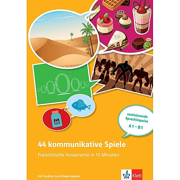 44 kommunikative Spiele: Französische Aussprache in 10 Minuten, m. Audio-CD, Janine Bruchet-Collins