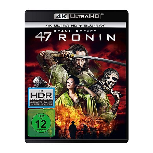 47 Ronin (4K Ultra HD), Hiroyuki Sanada Tadanobu Asano Keanu Reeves