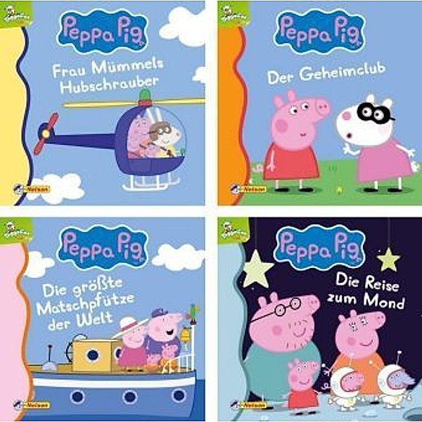 4er-Set Maxi-Mini 12: Peppa Pig, Steffi Korda