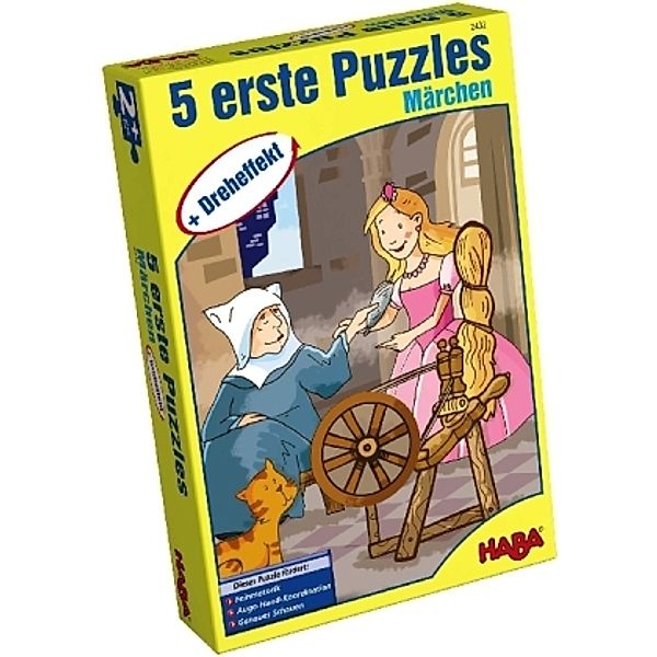 5 Erste Puzzles (Kinderpuzzle), Märchen mit Dreheffekt