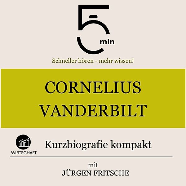 5 Minuten Biografien - Cornelius Vanderbilt: Kurzbiografie kompakt, Jürgen Fritsche, 5 Minuten, 5 Minuten Biografien