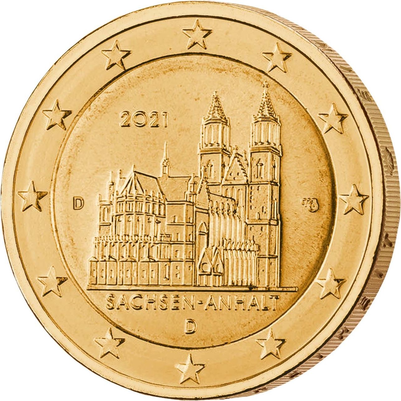 5 x 2 Euro BRD Münzen-Set Magdeburger Dom 2021 | Weltbild.de
