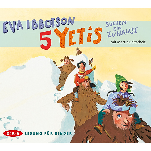 5 Yetis suchen ein Zuhause,3 Audio-CD, Eva Ibbotson