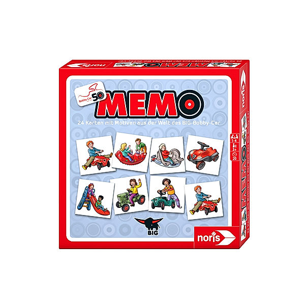 Simba Toys, Noris Spiele 50 Jahre BIG Bobby Car Memo (Kinderspiel)