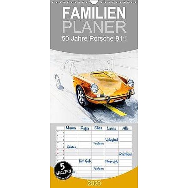 50 Jahre Porsche 911 - Familienplaner hoch (Wandkalender 2020 , 21 cm x 45 cm, hoch), Andreas Bartsch / design