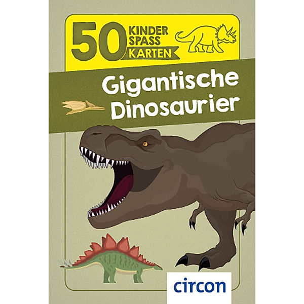 50 Kinderspasskarten / Gigantische Dinosaurier, Heike Huwald, Christa Pöppelmann