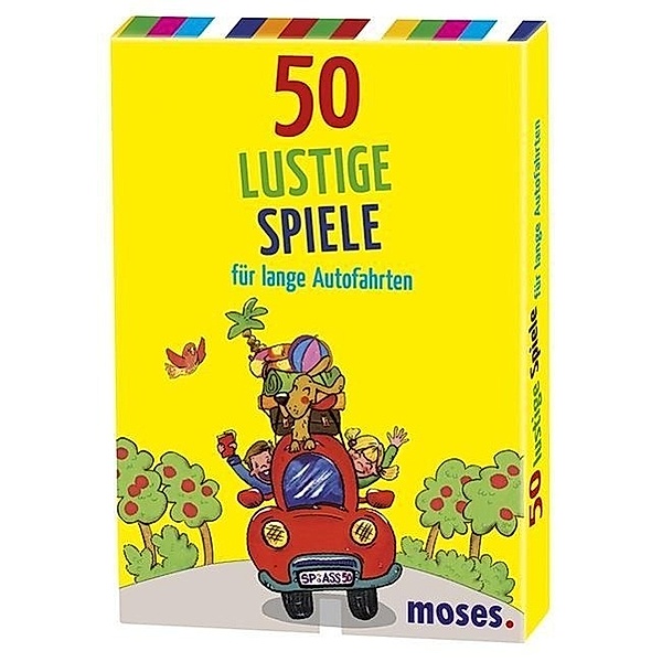 50 lustige Spiele für lange Autofahrten, 50 Karten, Nicola Berger