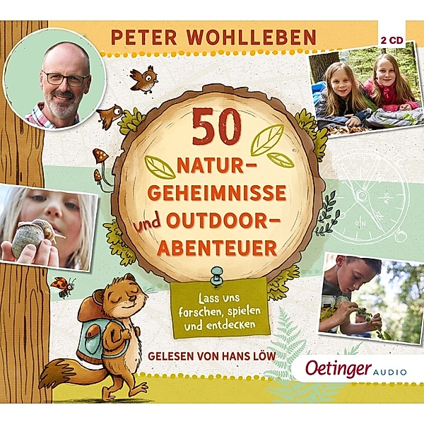 50 Naturgeheimnisse und Outdoorabenteuer,2 Audio-CD, Peter Wohlleben