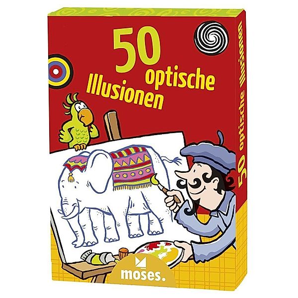 50 optische Illusionen (Experimentierkasten), Elke Vogel