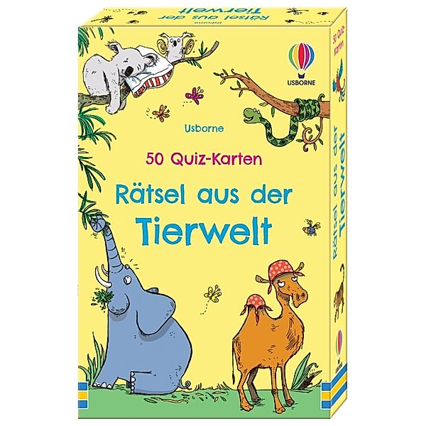 50 Quiz-Karten: Rätsel aus der Tierwelt