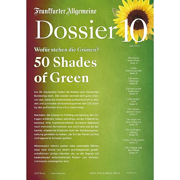50 Shades of Green / Frankfurter Allgemeine Dossier Bd.10, Frankfurter Allgemeine Archiv